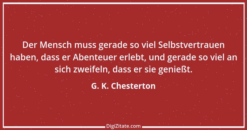 Zitat von G. K. Chesterton 170