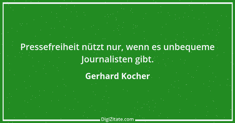 Zitat von Gerhard Kocher 132