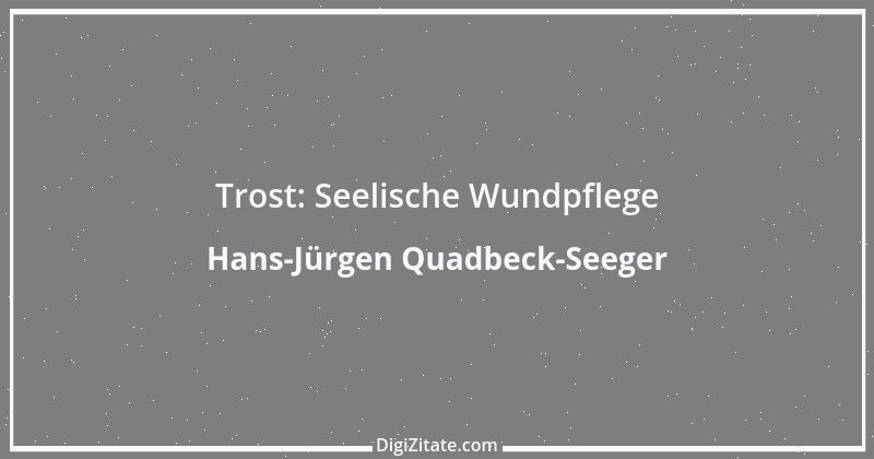 Zitat von Hans-Jürgen Quadbeck-Seeger 251