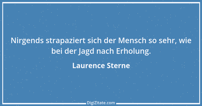 Zitat von Laurence Sterne 3