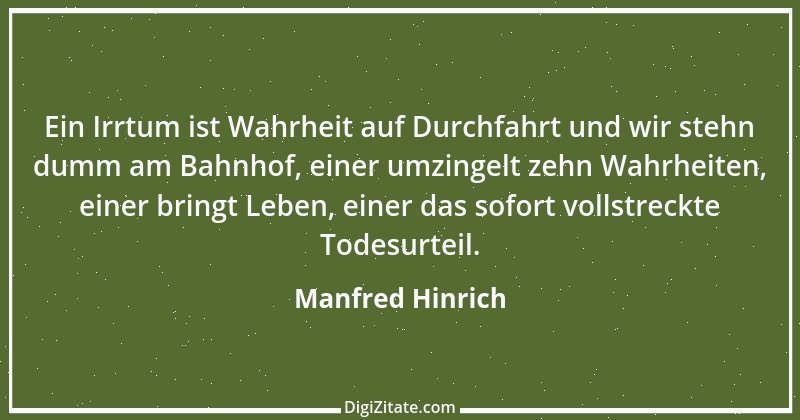 Zitat von Manfred Hinrich 1797