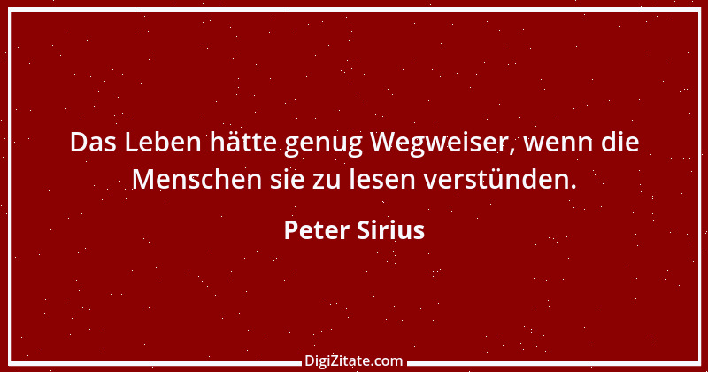 Zitat von Peter Sirius 23