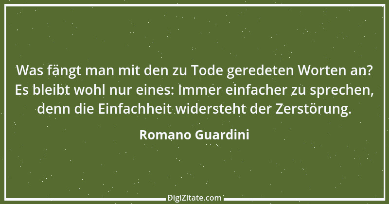 Zitat von Romano Guardini 18