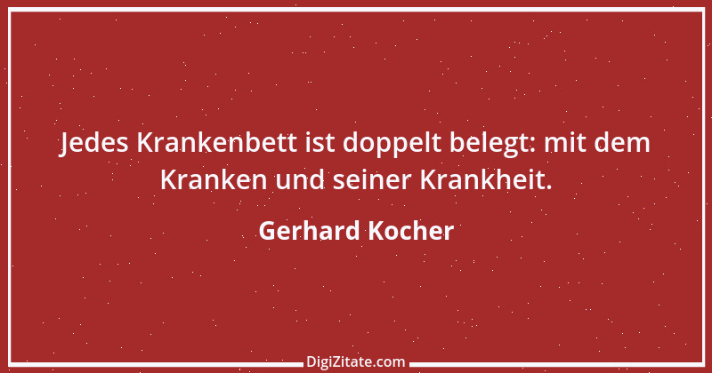 Zitat von Gerhard Kocher 133