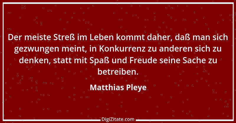 Zitat von Matthias Pleye 38