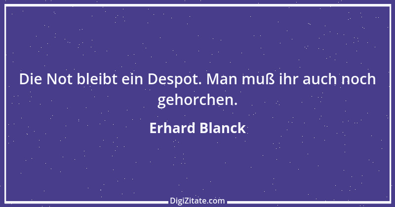 Zitat von Erhard Blanck 1180