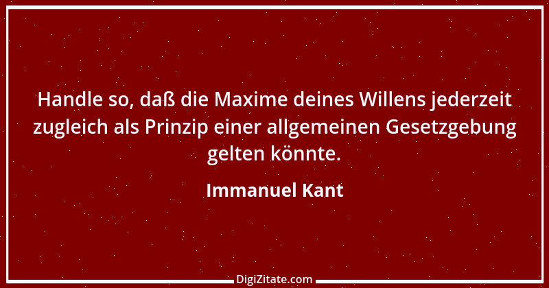 Zitat von Immanuel Kant 116