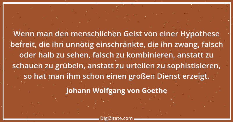 Zitat von Johann Wolfgang von Goethe 1625