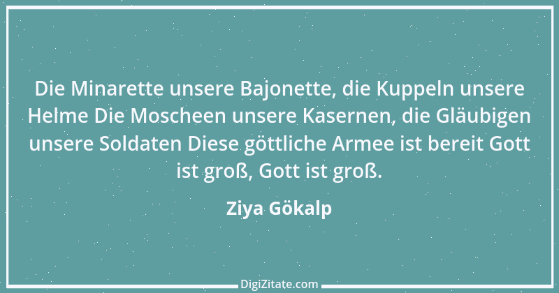 Zitat von Ziya Gökalp 1