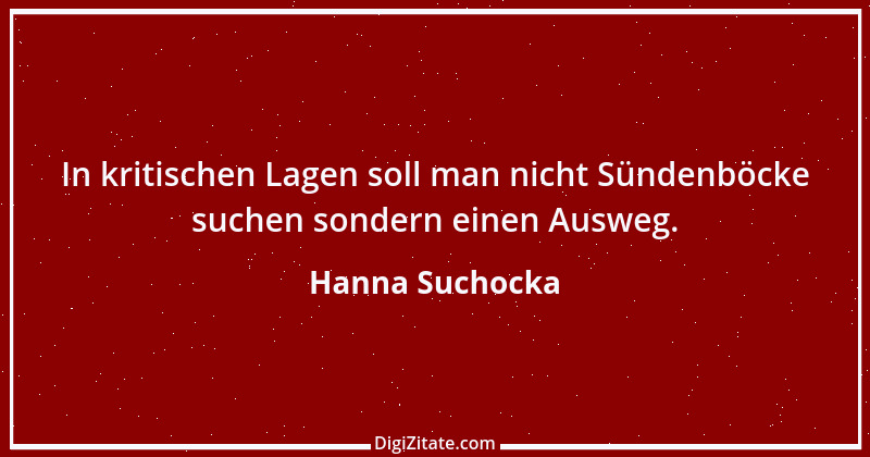 Zitat von Hanna Suchocka 1