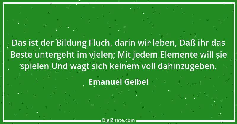 Zitat von Emanuel Geibel 173