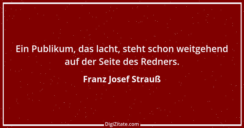 Zitat von Franz Josef Strauß 90