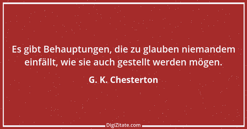 Zitat von G. K. Chesterton 174