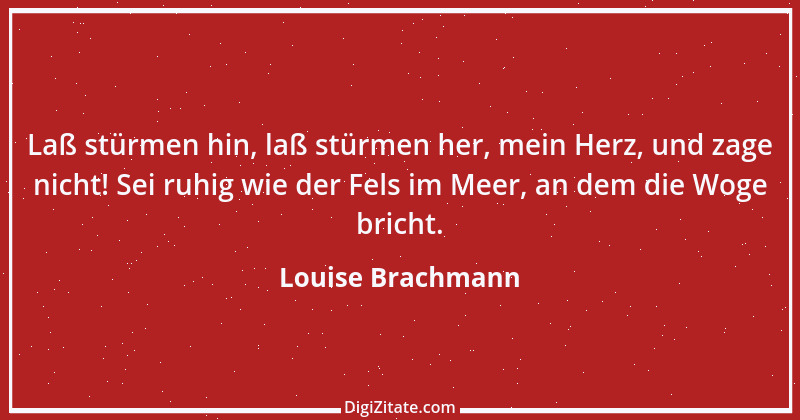 Zitat von Louise Brachmann 3