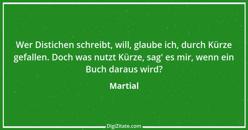 Zitat von Martial 42