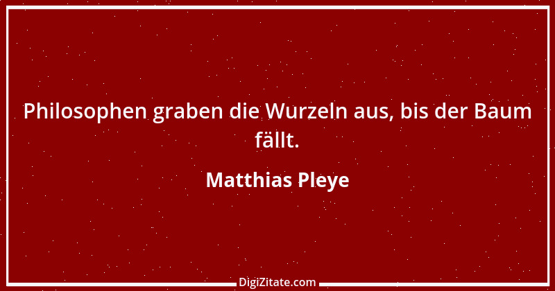 Zitat von Matthias Pleye 40