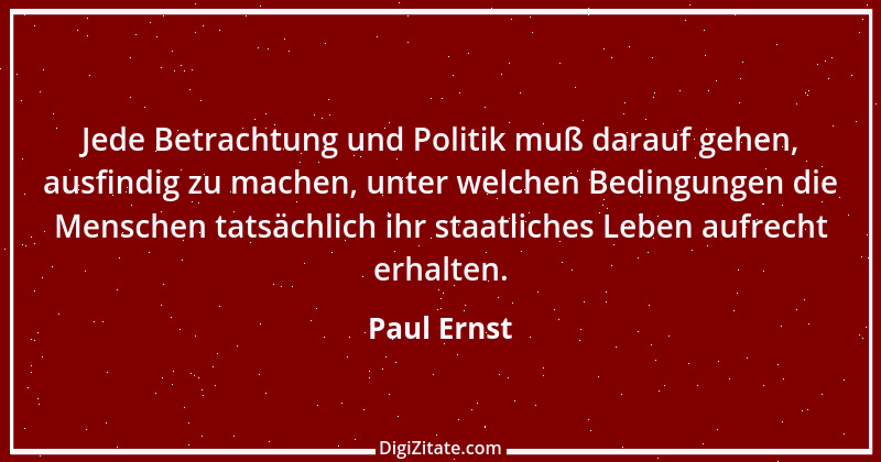 Zitat von Paul Ernst 43