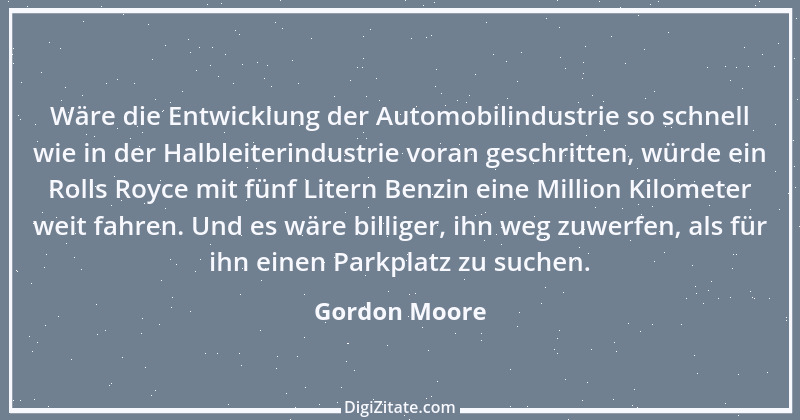 Zitat von Gordon Moore 2