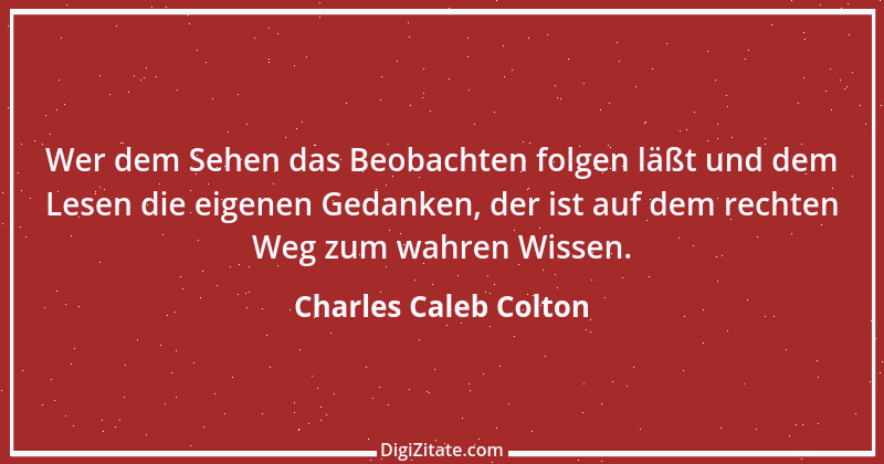 Zitat von Charles Caleb Colton 4