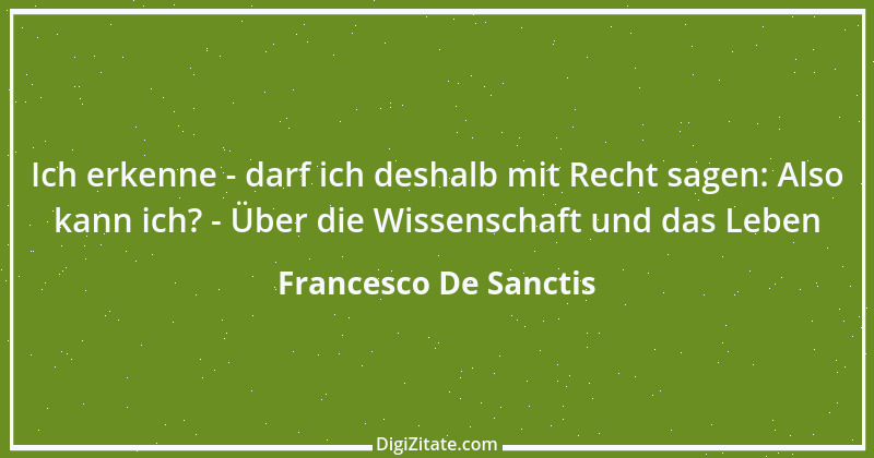 Zitat von Francesco De Sanctis 5