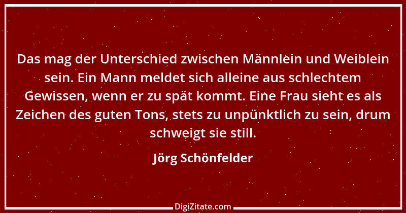 Zitat von Jörg Schönfelder 2