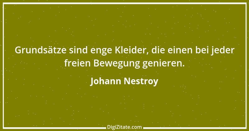 Zitat von Johann Nestroy 276