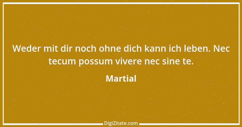 Zitat von Martial 44