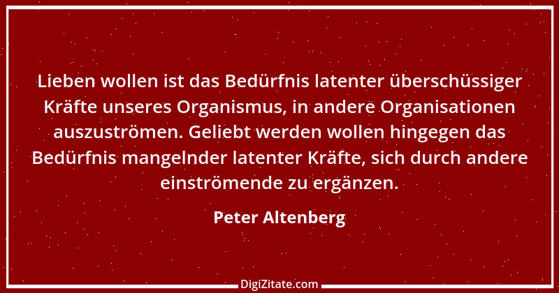 Zitat von Peter Altenberg 54