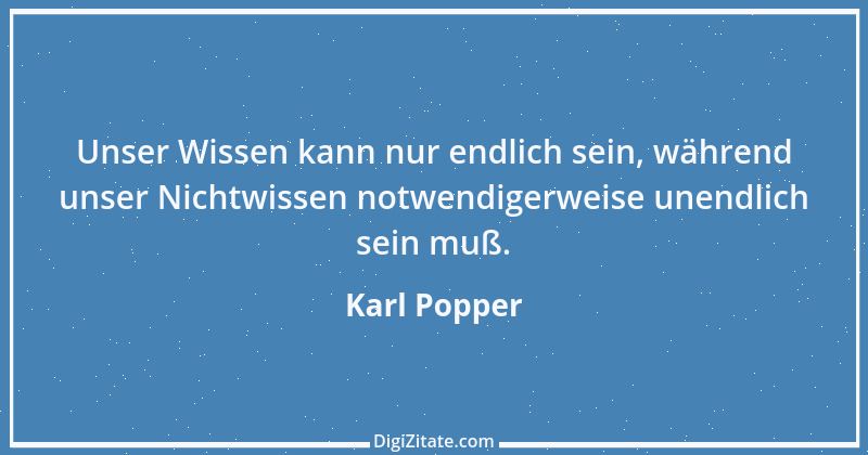 Zitat von Karl Popper 34