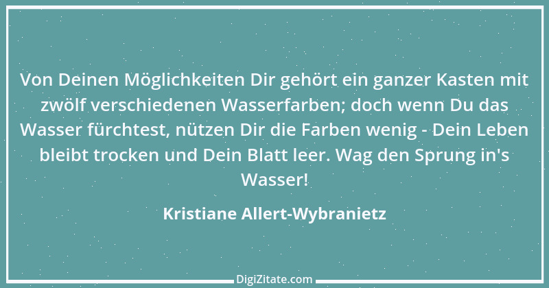 Zitat von Kristiane Allert-Wybranietz 3