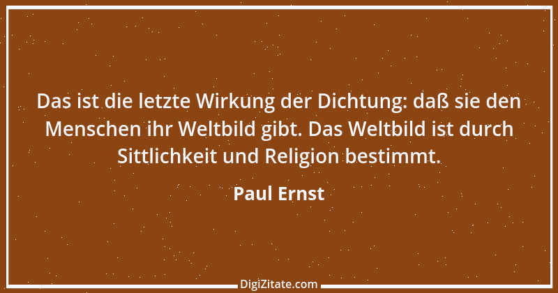 Zitat von Paul Ernst 46