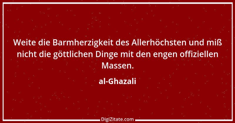 Zitat von al-Ghazali 5