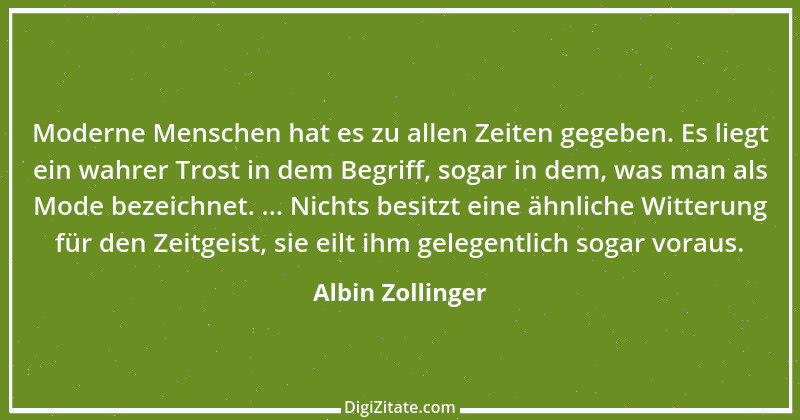 Zitat von Albin Zollinger 1