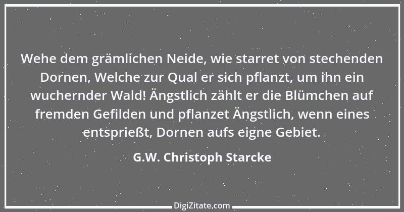 Zitat von G.W. Christoph Starcke 1