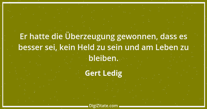 Zitat von Gert Ledig 10