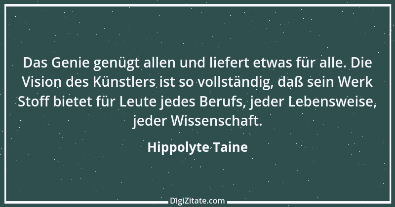 Zitat von Hippolyte Taine 8