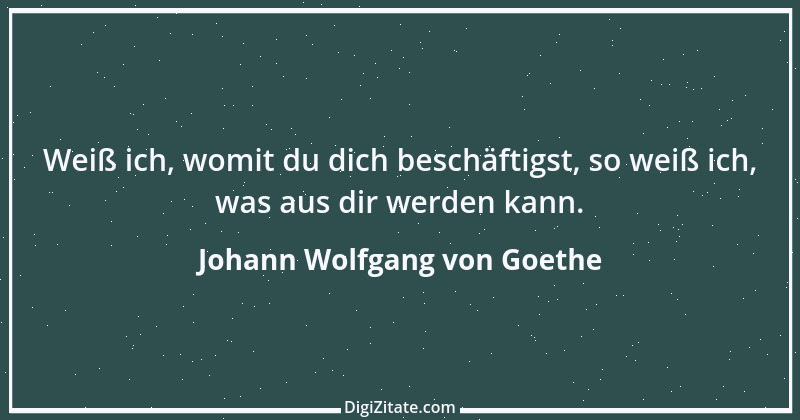 Zitat von Johann Wolfgang von Goethe 630