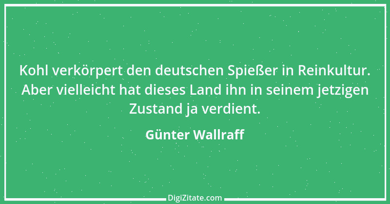 Zitat von Günter Wallraff 2