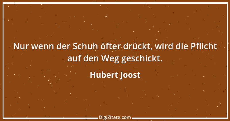 Zitat von Hubert Joost 185