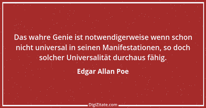 Zitat von Edgar Allan Poe 111