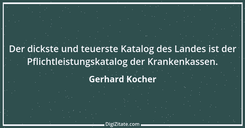 Zitat von Gerhard Kocher 141