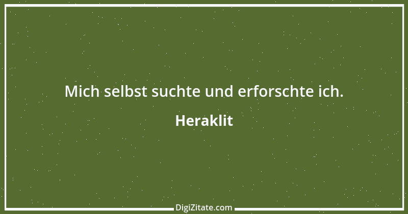 Zitat von Heraklit 43