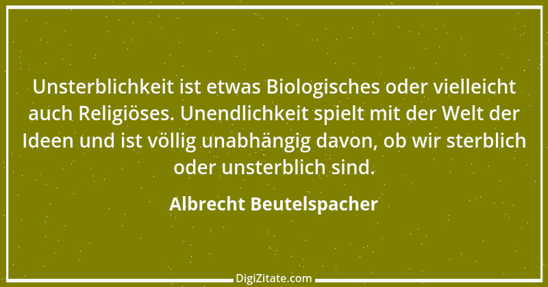 Zitat von Albrecht Beutelspacher 2