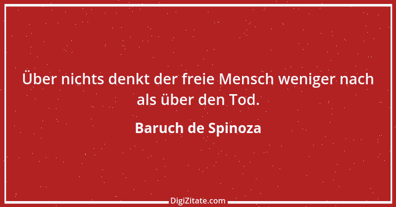 Zitat von Baruch de Spinoza 2