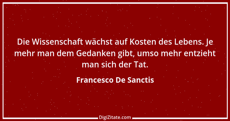 Zitat von Francesco De Sanctis 10