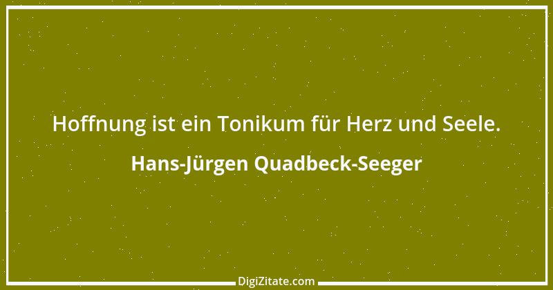 Zitat von Hans-Jürgen Quadbeck-Seeger 261