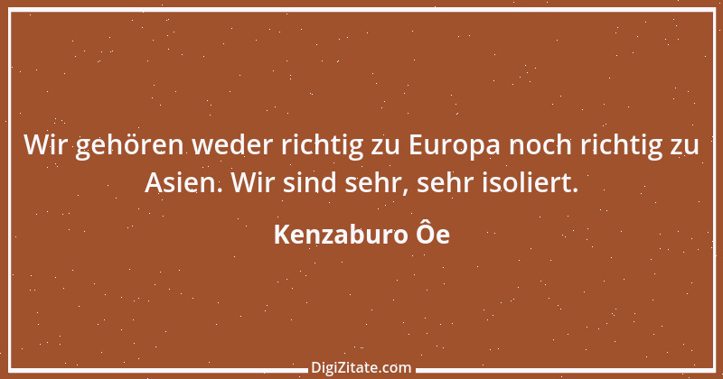 Zitat von Kenzaburo Ôe 1