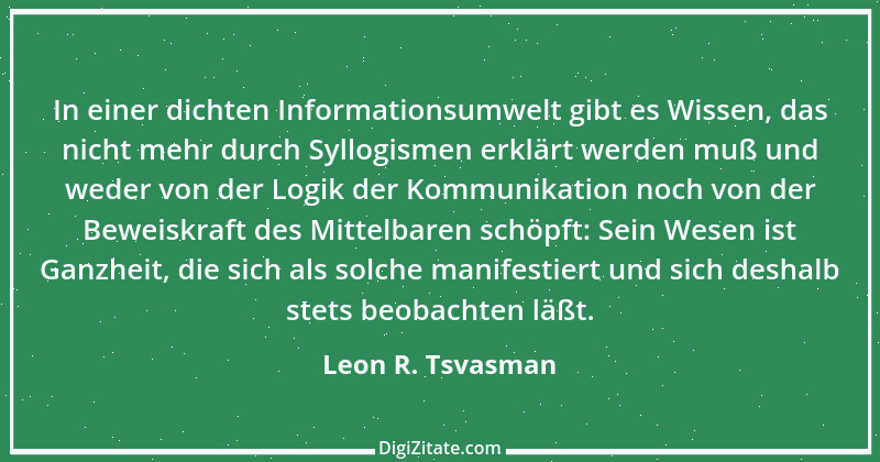 Zitat von Leon R. Tsvasman 18