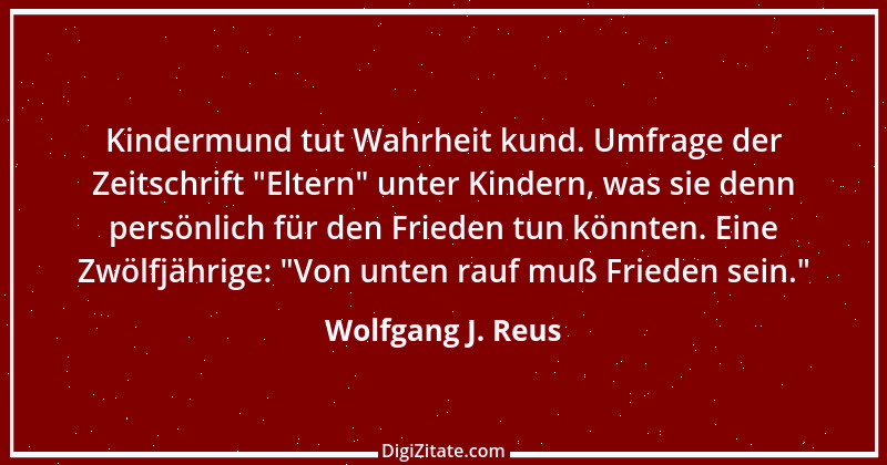 Zitat von Wolfgang J. Reus 1473