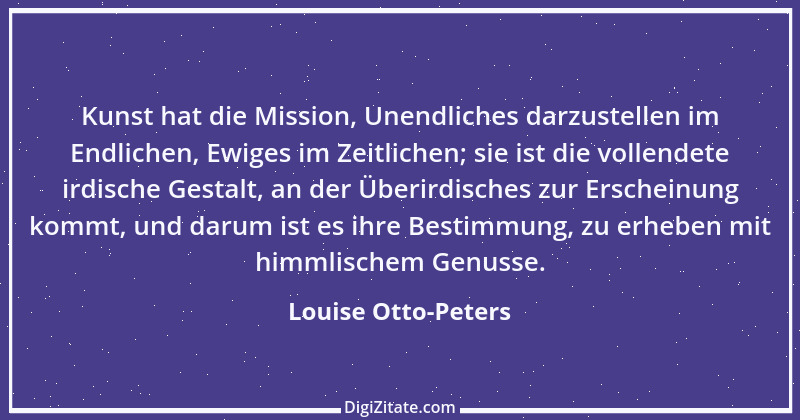 Zitat von Louise Otto-Peters 2